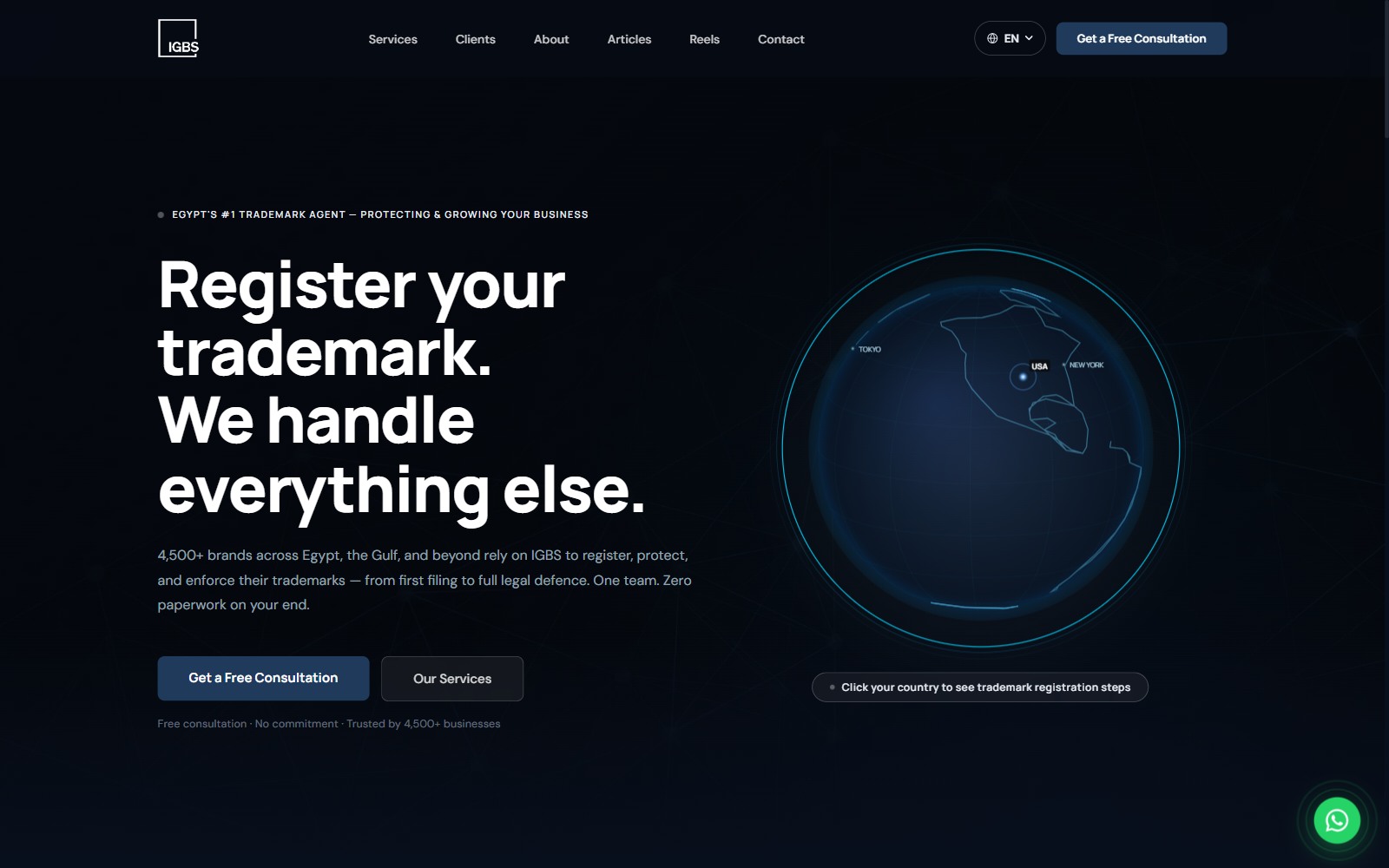 IGBS corporate website